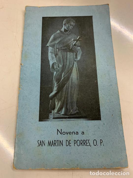 Gebrauchte B&uuml;cher: NOVENA AL BEATO MARTIN DE PORRES, Antiguo libro religioso, 20pgs. 15X9cms.