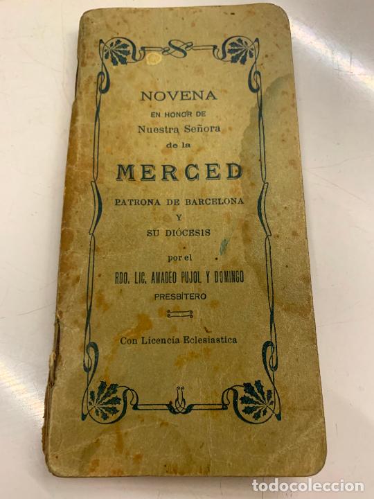 Gebrauchte B&uuml;cher: Novena en honor a Ntra Sra de la MERCED, 1905, Novenario, Antiguo libro religioso, 96pg. 13X7cms