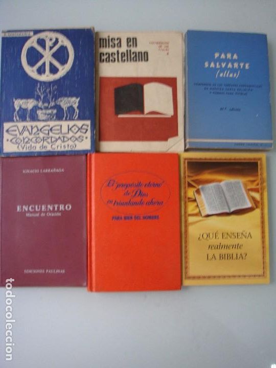 Libros de segunda mano: 6 LIBROS DE TEMA RELIGIOSOS VER T&Iacute;TULOS - Foto 1