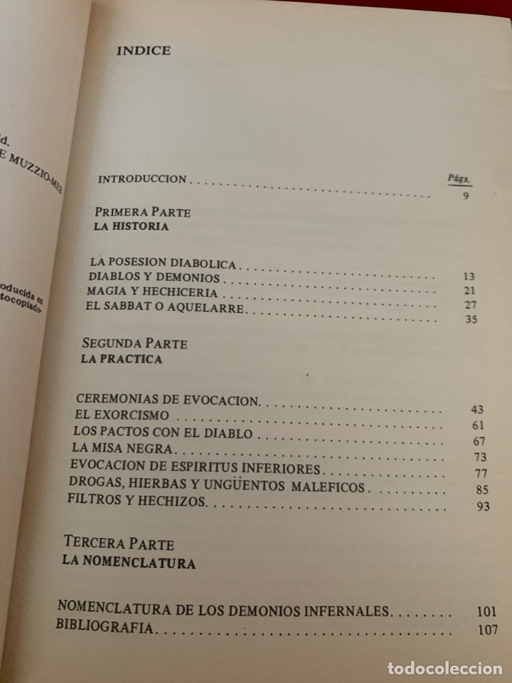 Libros de segunda mano: Demonolog&iacute;a. Claudio Marchiaro. - Foto 4