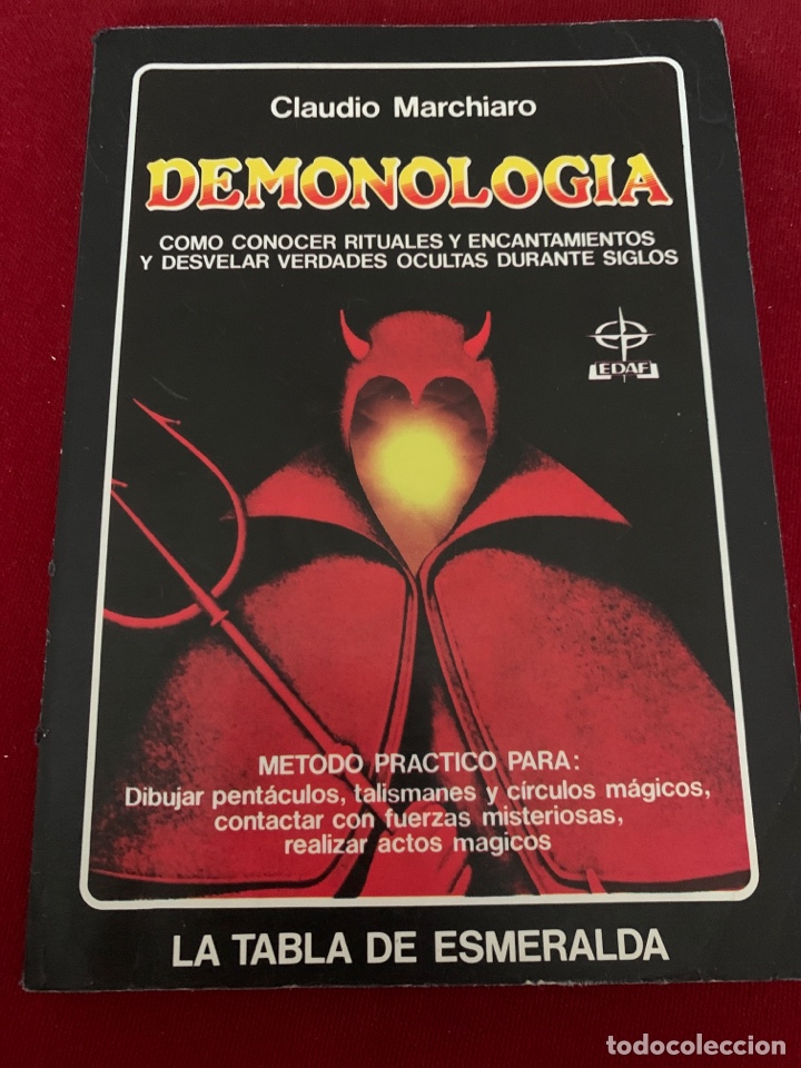 Libros de segunda mano: Demonolog&iacute;a. Claudio Marchiaro. - Foto 1
