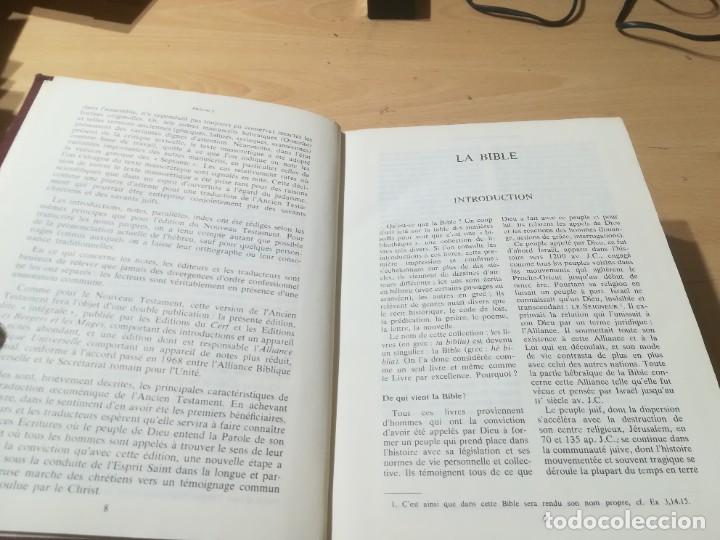 Libros de segunda mano: ANCIEN TESTAMENT / EDITION INTEGRALE / EN FRANCES / AM67 - Foto 9