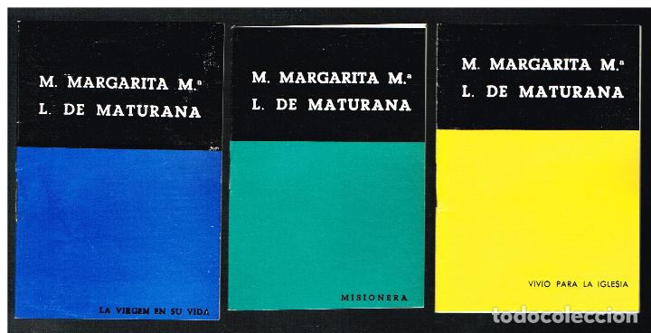 Gebrauchte B&uuml;cher: M. MARGARITA M&ordf; L. DE MATURANA (3 LIBROS PEQUE&Ntilde;OS) - 1964