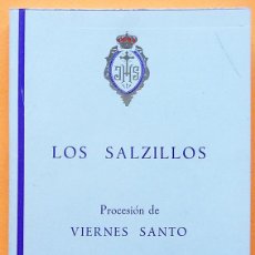 Libros de segunda mano: LOS SALZILLOS: PROCESIÓN DE VIERNES SANTO - FRANCISCO MOLINA SERRANO - 1987 - NUEVO - VER INDICE