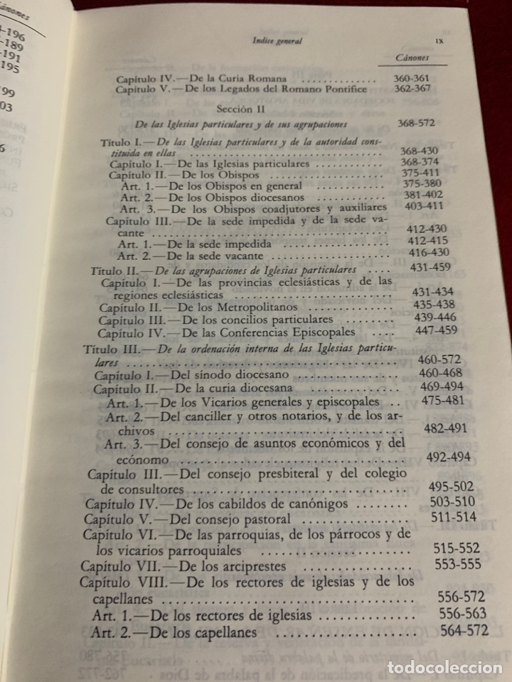 Libros de segunda mano: C&oacute;digo de Derecho Can&oacute;nico. Edici&oacute;n biling&uuml;e comentada. - Foto 6