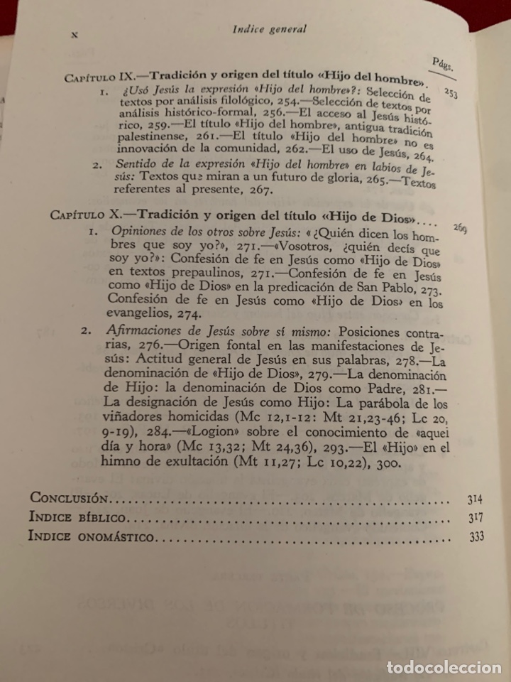 Libros de segunda mano: El Jes&uacute;s de los evangelios. Jos&eacute; Caba. - Foto 8