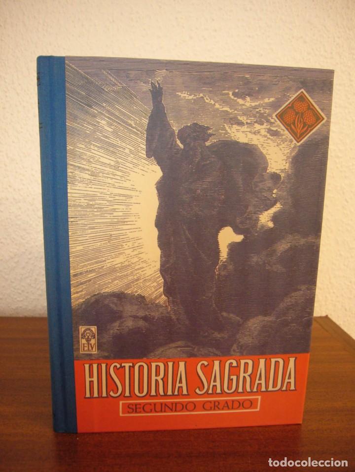 Libros de segunda mano: HISTORIA SAGRADA. SEGUNDO GRADO (EDELVIVES) FACSÍMIL DE LA EDICIÓN DE 1952. COMO NUEVO. - Foto 2 - 303262693