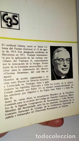 Libros de segunda mano: Glosas - Cardenal Narciso Jubany - Ediciones Paulinas 1980 - Foto 8 - 303465873