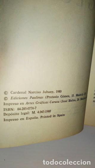 Libros de segunda mano: Glosas - Cardenal Narciso Jubany - Ediciones Paulinas 1980 - Foto 11 - 303465873