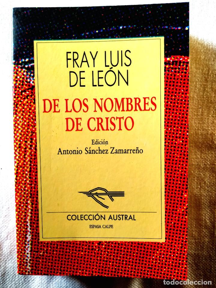 Libros de segunda mano: FRAY LUIS DE LE&Oacute;N: DE LOS NOMBRES DE CRISTO - NUEVO - Foto 1