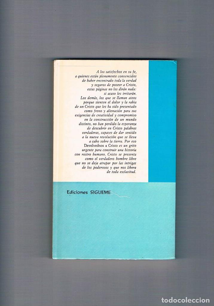 Libros de segunda mano: Devolvednos a Cristo Juan Arias Hinneni 1973 **- - Foto 2
