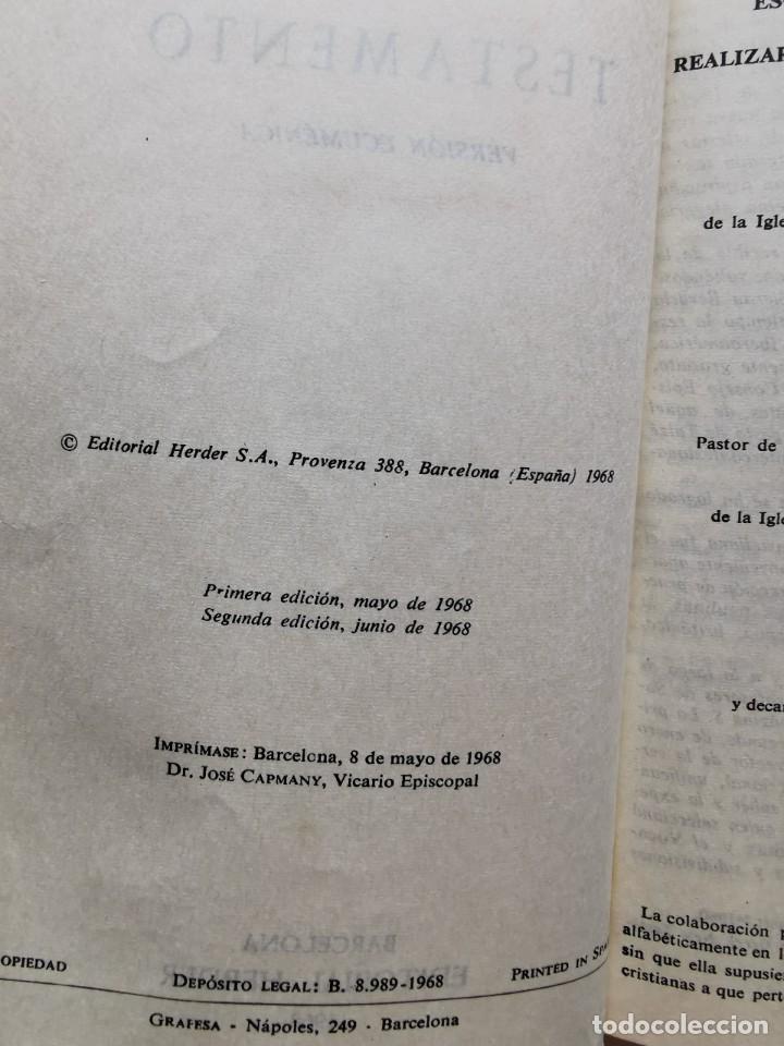 Libros de segunda mano: NUEVO TESTAMENTO. Versi&oacute;n ecum&eacute;nica. - Foto 2