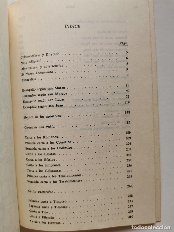 Libros de segunda mano: NUEVO TESTAMENTO. Versi&oacute;n ecum&eacute;nica. - Foto 3