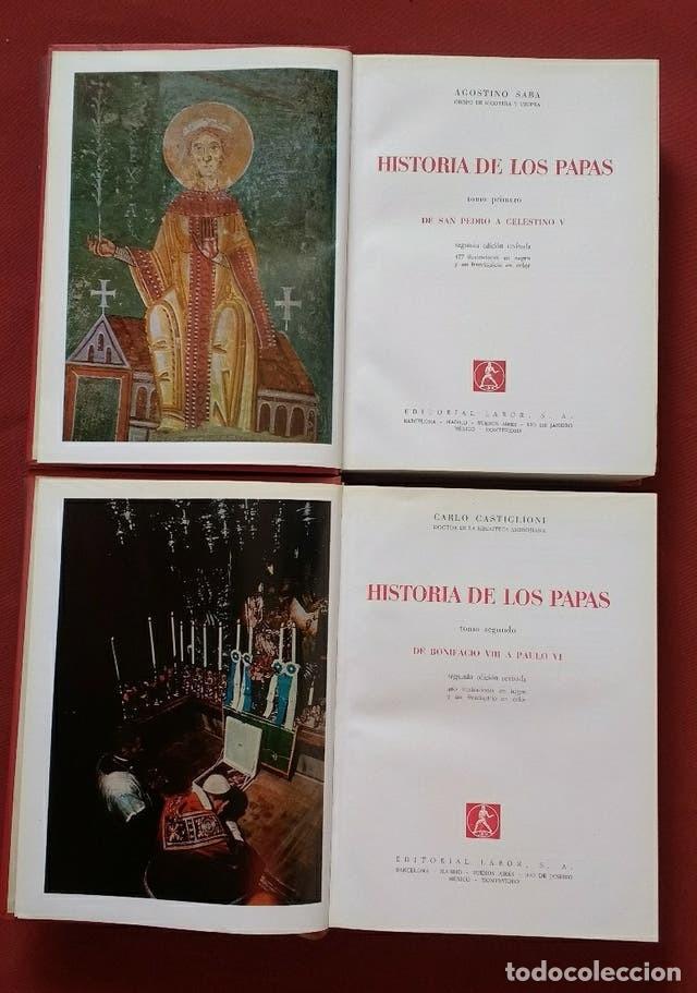 Libros de segunda mano: HISTORIA DE LOS PAPAS - 1964 - Foto 3