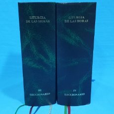 Libros de segunda mano: LITURGIA DE LAS HORAS - LECCIONARIO III Y IV