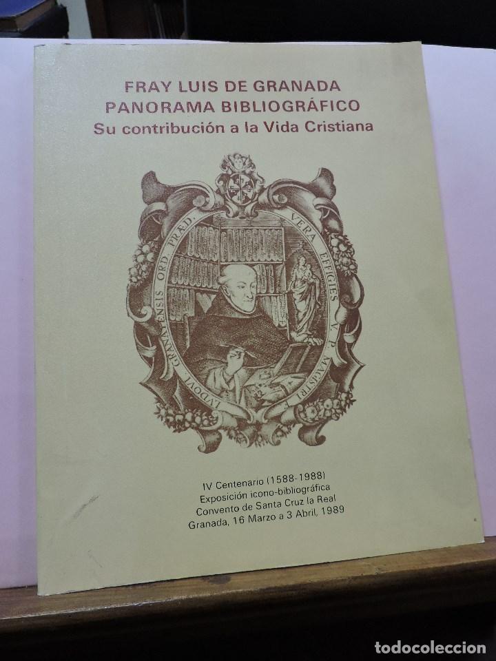 Libri di seconda mano: Fray Luis de Granada Panorama bibliogr&aacute;fico. Su contribuci&oacute;n a la Vida Cristiana. IV Centenario 1989