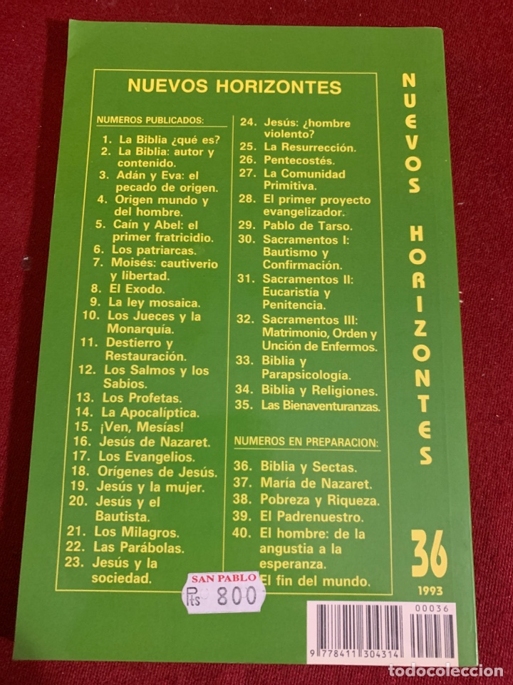 Libros de segunda mano: Biblia y sectas. Segundo Folgado. - Foto 2