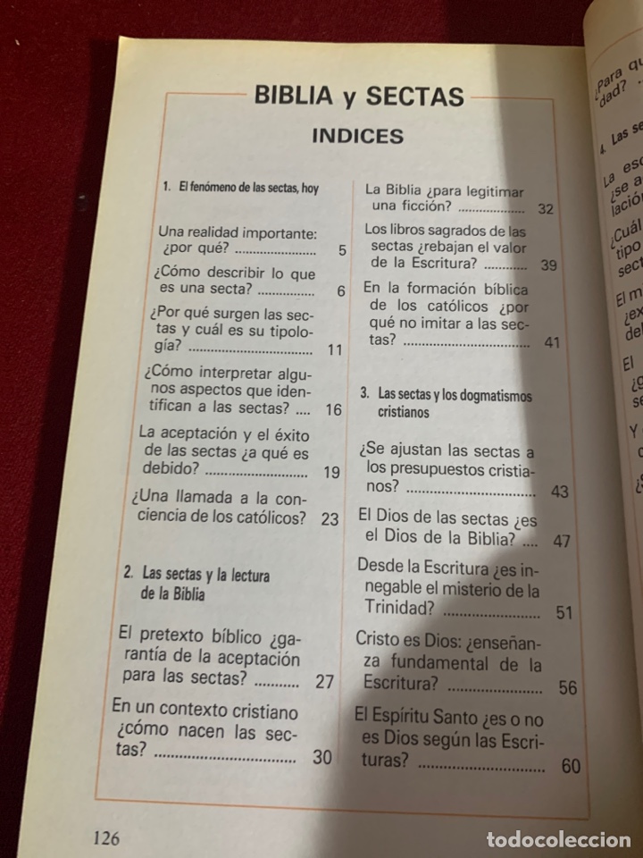 Libros de segunda mano: Biblia y sectas. Segundo Folgado. - Foto 4