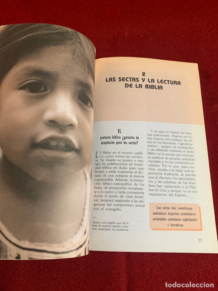 Libros de segunda mano: Biblia y sectas. Segundo Folgado. - Foto 8