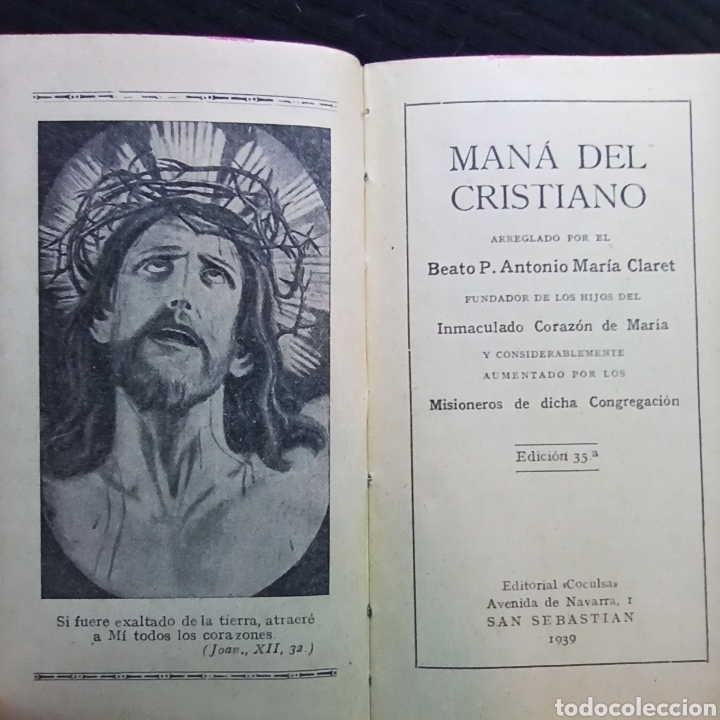 Libros de segunda mano: MANA DEL CRISTIANO - A&Ntilde;O 1939 - Foto 2