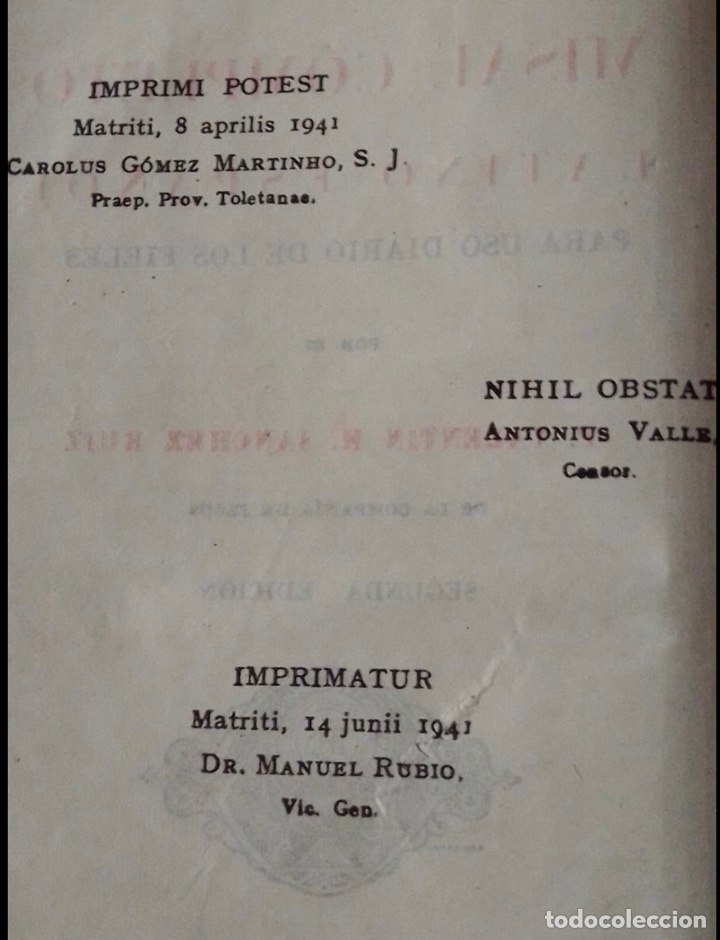 Libros de segunda mano: MISAL COMPLETO (A&Ntilde;O 1941) - Foto 5