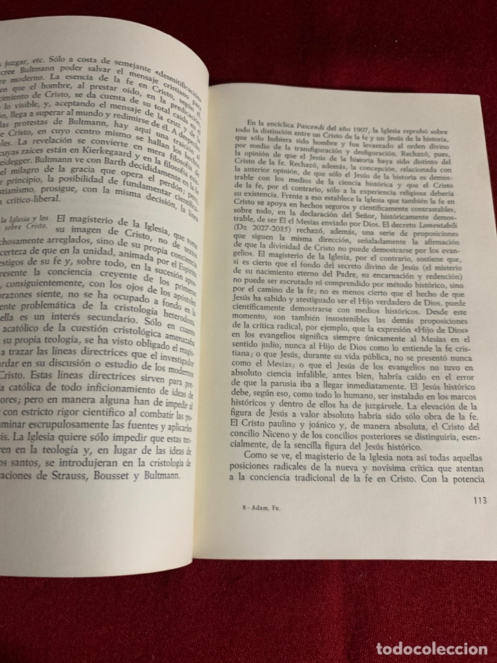 Libros de segunda mano: El Cristo de nuestra fe. Karl Adam. - Foto 6