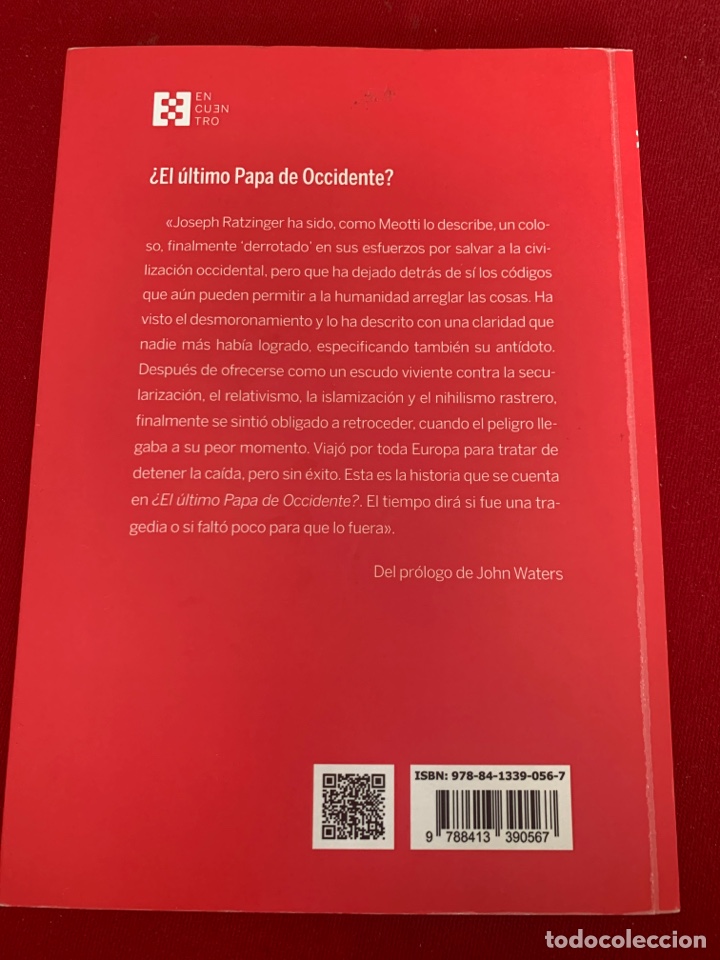 Libros de segunda mano: &iquest;El &uacute;ltimo Papa de occidente? Giulio Meotti. - Foto 2