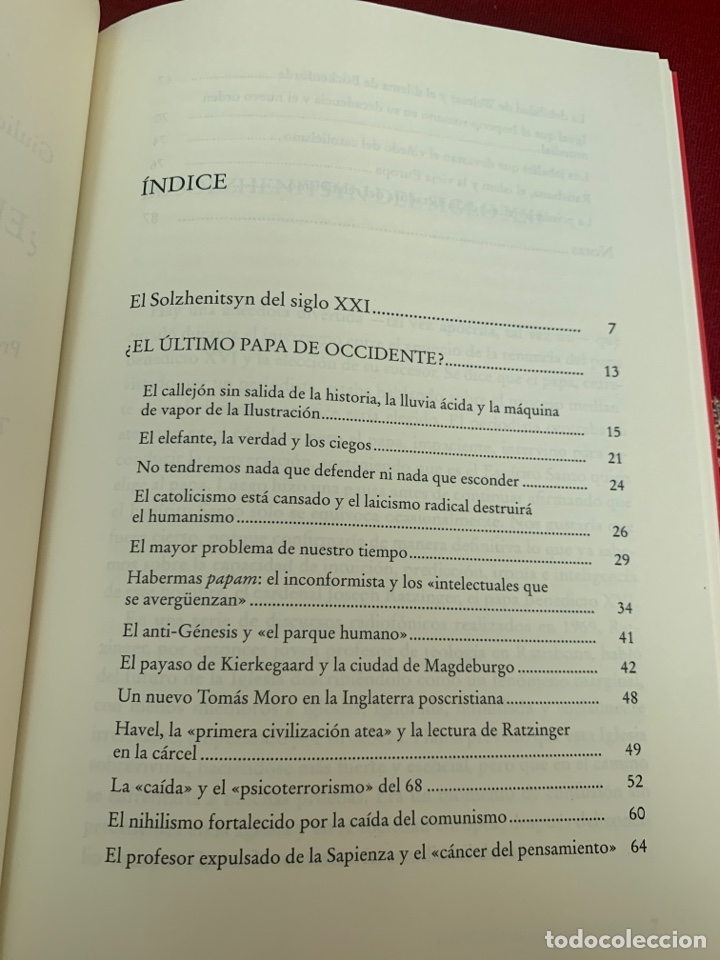 Libros de segunda mano: &iquest;El &uacute;ltimo Papa de occidente? Giulio Meotti. - Foto 5