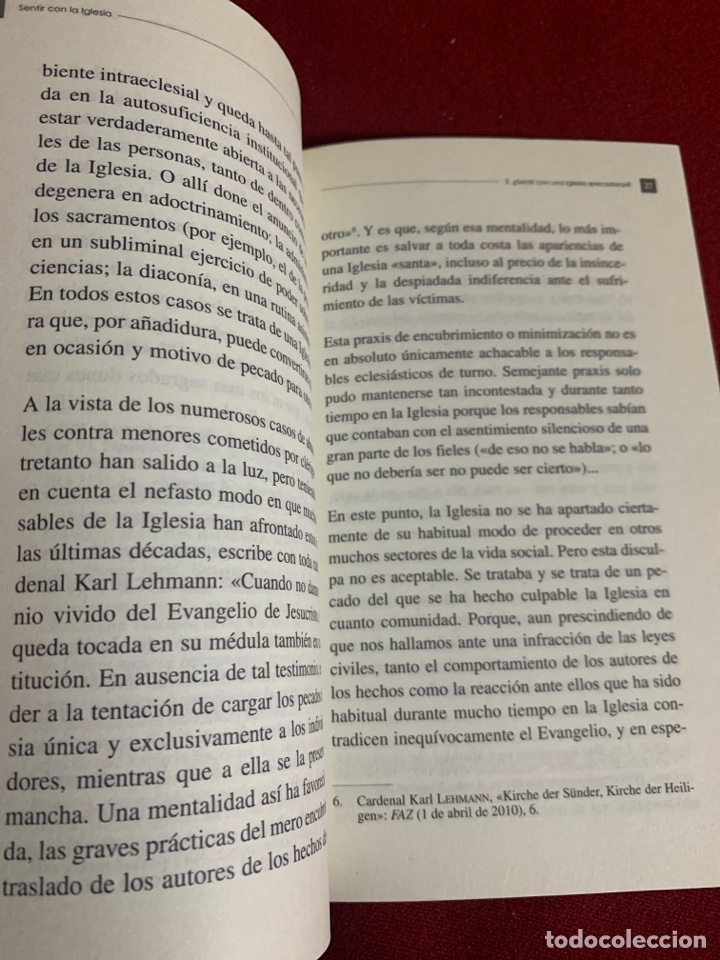 Libros de segunda mano: Sentir con la Iglesia. Medard Kehl. - Foto 6