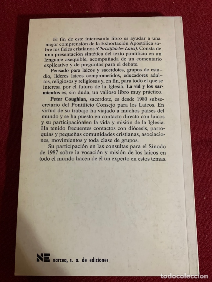 Libros de segunda mano: La vid y los sarmientos. Peter Coughlan - Foto 2