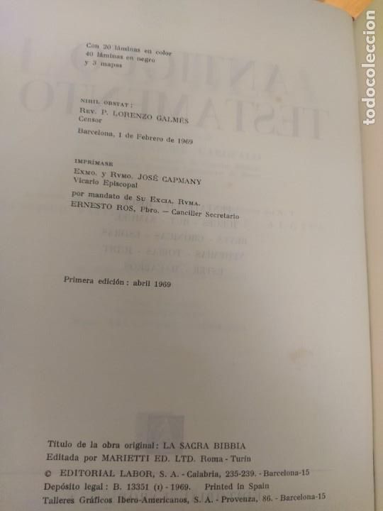 Libros de segunda mano: La Biblia. Ed. Labor 1969 - Foto 4