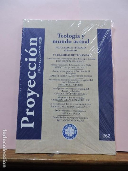 Gebrauchte B&uuml;cher: Proyecci&oacute;n julio - septiembre 2016 teolog&iacute;a y mundo actual facultad teolog&iacute;a granada