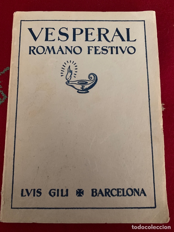 Libri di seconda mano: Vesperal Romano Festivo. En lat&iacute;n y castellano. Versi&oacute;n y ordenaci&oacute;n por Juan Jos&eacute; G&oacute;mez.