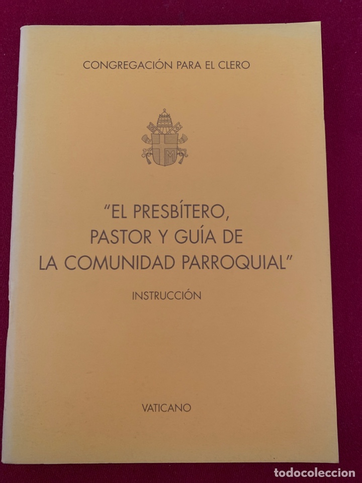 Libri di seconda mano: El presb&iacute;tero, pastor y gu&iacute;a de la comunidad parroquial. Instrucci&oacute;n.