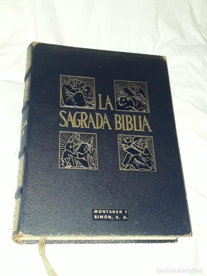 Libros de segunda mano: La Sagrada Biblia Tomo III Montaner y Sim&oacute;n S. A. a&ntilde;o 1961