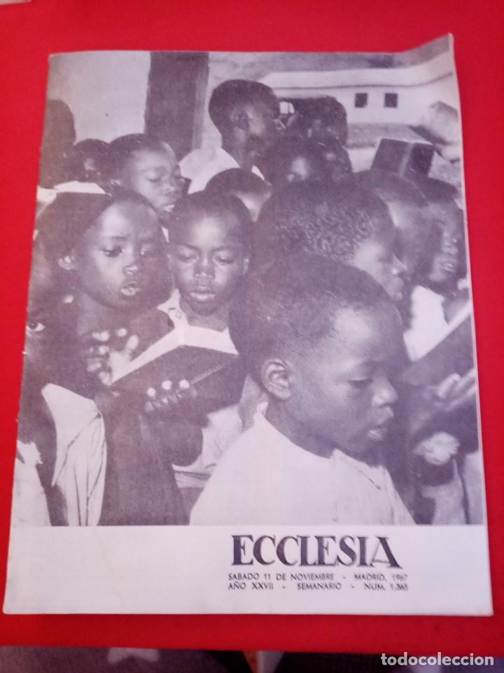 Libros de segunda mano: REVISTA ECCLESIA N&Uacute;M 1365. a&ntilde;o 1967