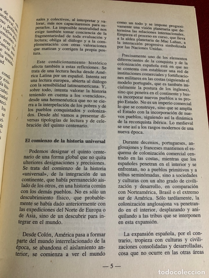 Libros de segunda mano: &iquest;Quinto centenario de qu&eacute;? Juan Antonio Estrada. - Foto 4