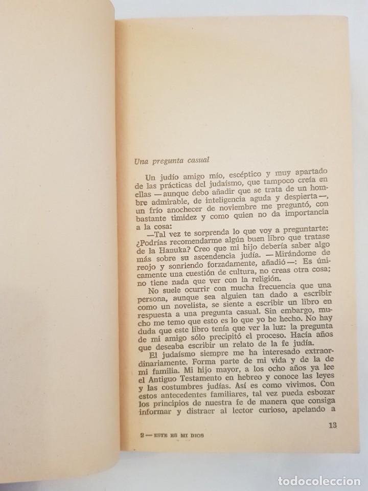 Libros de segunda mano: Este es mi Dios. Herman Wouk. - Foto 4