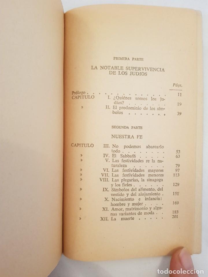 Libros de segunda mano: Este es mi Dios. Herman Wouk. - Foto 5