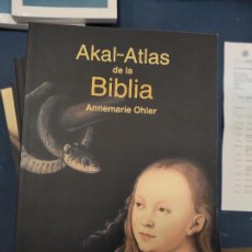 Libros de segunda mano: OHLER, ANNEMARIE - AKAL ATLAS DE LA BIBLIA. Lote 313248083