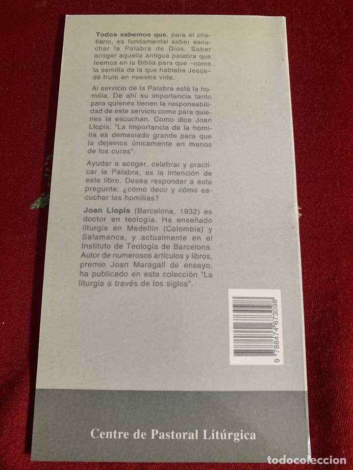 Libros de segunda mano: La escucha de la Palabra. Joan Llopis. - Foto 2