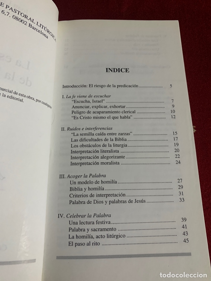 Libros de segunda mano: La escucha de la Palabra. Joan Llopis. - Foto 3