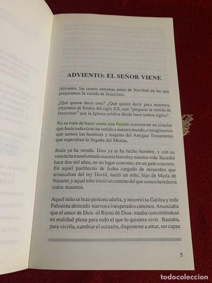 Libros de segunda mano: Adviento: el Se&ntilde;or viene. Josep Lligadas. - Foto 4