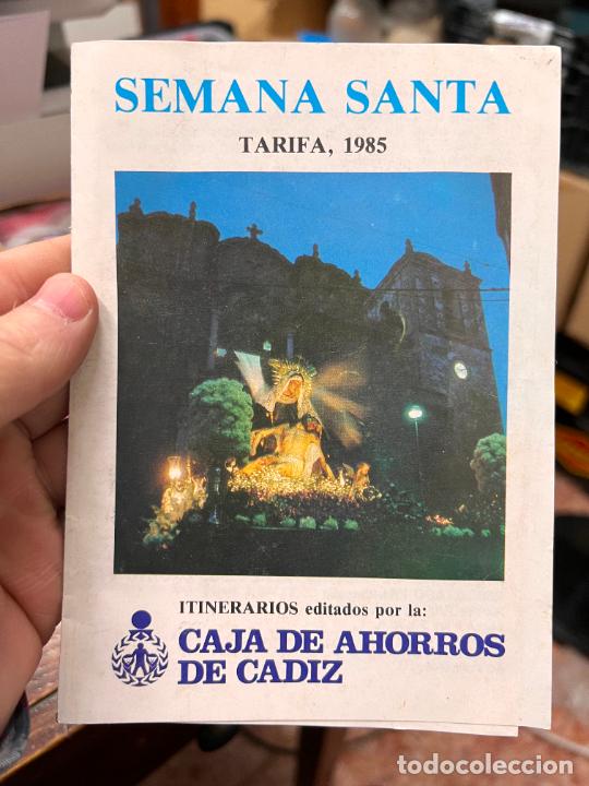Libros de segunda mano: PROGRAMA ITINERARIO SEMANA SANTA DE TARIFA A&Ntilde;O 1985