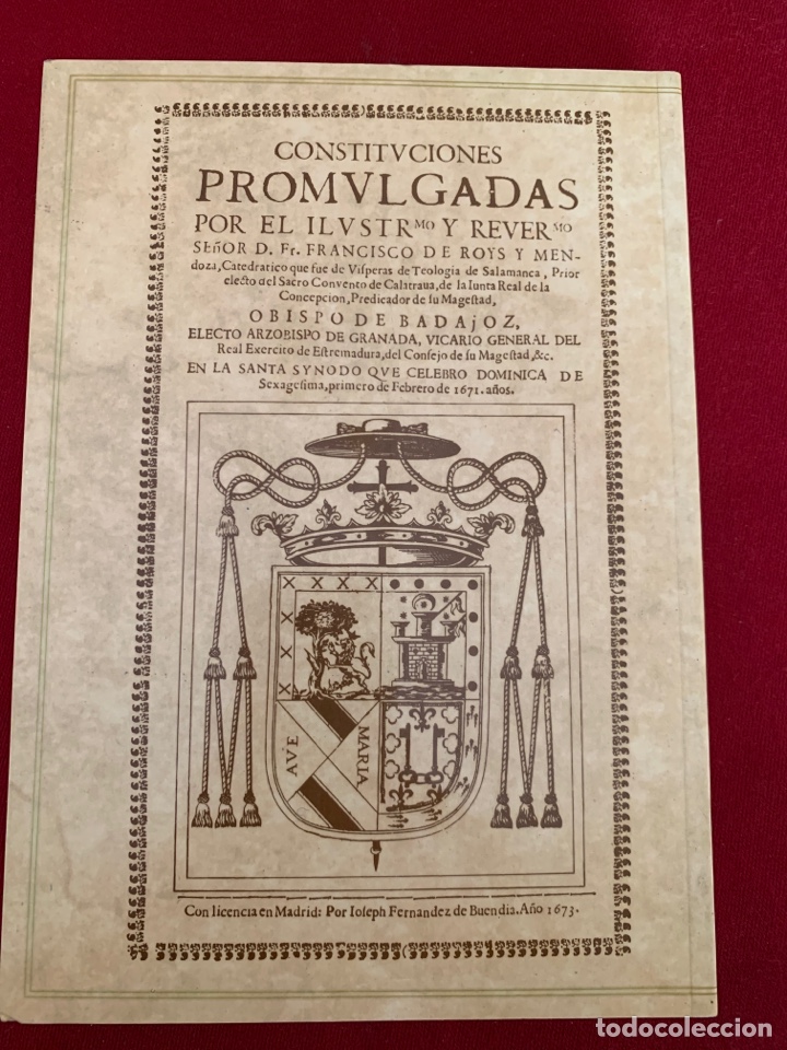 Libros de segunda mano: Constituciones del S&iacute;nodo Pacense de 1992. - Foto 2