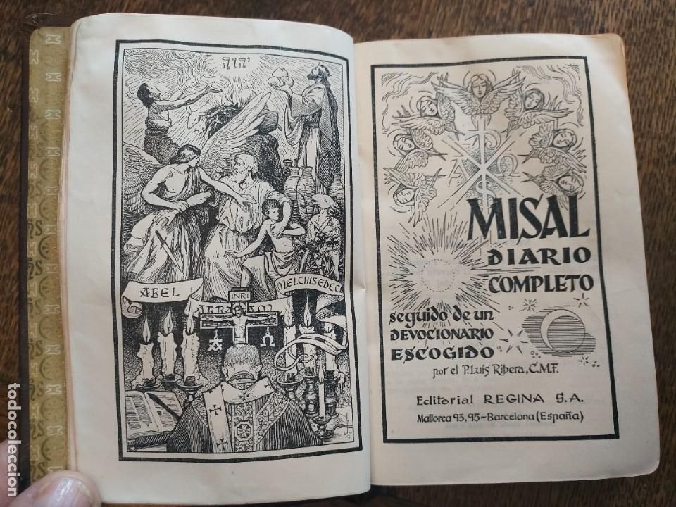 Libros de segunda mano: Misal diario y devocionario 1962 - Foto 1