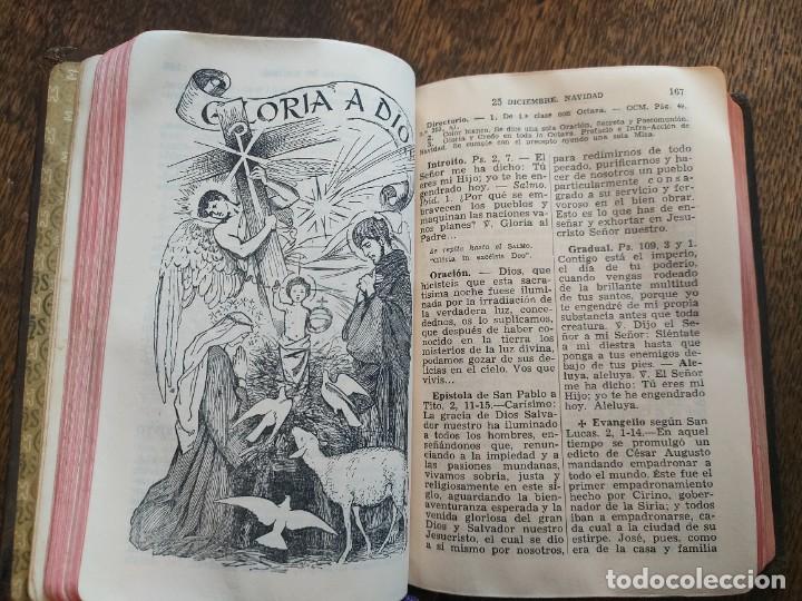 Libros de segunda mano: Misal diario y devocionario 1962 - Foto 11