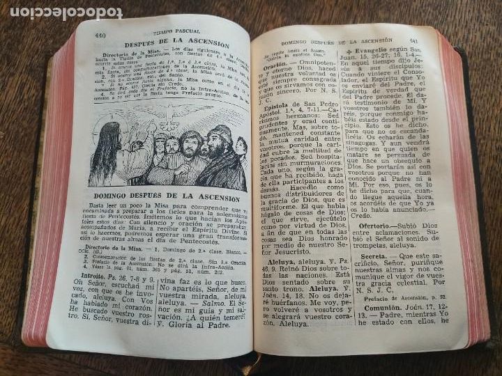 Libros de segunda mano: Misal diario y devocionario 1962 - Foto 13