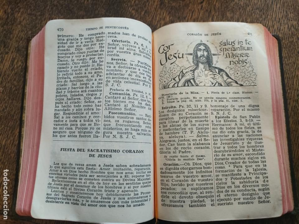 Libros de segunda mano: Misal diario y devocionario 1962 - Foto 14