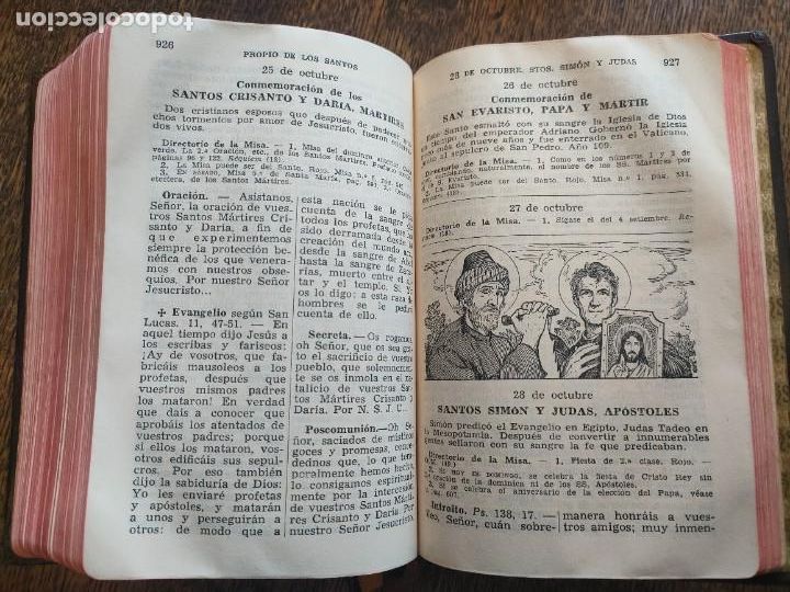 Libros de segunda mano: Misal diario y devocionario 1962 - Foto 15
